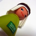 住信の貯金箱　アラビア人